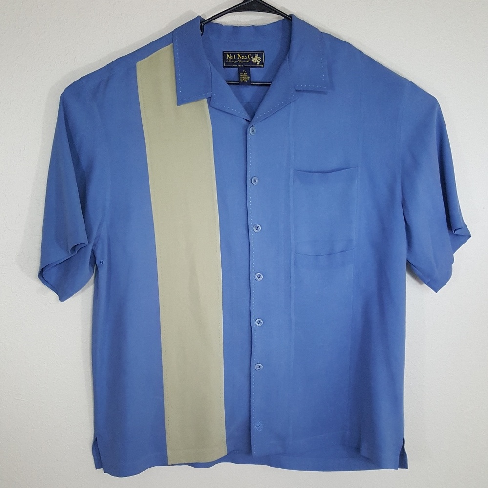 Nat Nast color block shirt